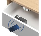Cerradura electrónica para gabinete, pestillos para cajón de gabinete de almacenamiento, de madera, ocultos, diy