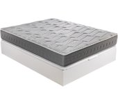 Pack colchón viscoelástico + canapé abatible 135x190 gran capacidad blanco, envio y montaje incluido, ceramic plus - royal sleep