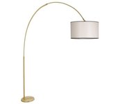 Wellhome lámpara de pie malaui 220 cm - crema