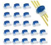 20 conectores de cable rellenos de resina para cortacéspedes automáticos y robóticos.