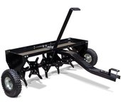 Aireador de césped para cortacésped con asiento con 102 cm de ancho de trabajo y aprox. 7,6 cm de profundidad de trabajo