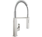 Grohe eurocube mezclador de fregadero dn 15, acero inoxidable (31395dc0)