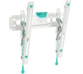 Onkron soporte tv pared inclinable para pantallas 32-70 hasta 60 kg - máx 400x400 vesa soporte tv inclinable 12° / blanco tm5-w