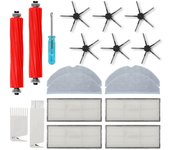 Kit de accesorios para xiaomi roborock s7 t7 t7s t7 plus t7s plus, piezas de repuesto de robot aspirador, 2 cepillos principales, 19 uds.