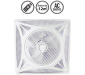 Ventilador de techo sin luz silencioso ac con mando armstrong blanco 60 cm solo verano