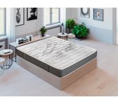 Colchón 105x200 muelles normablock 25cm pikolin fibra de alta acogida fibercel de 2 caras - kale