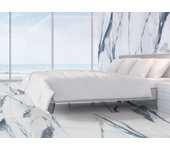 Mármol blanco y azul brillante - azulejos 30x60 cm 9 mm - eco 1000 30x60 brillante
