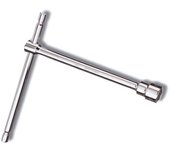 Llave de vaso hexagonal en 't' de acero beta - talla 6 mm.