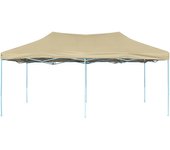 Tienda de jardín | carpa pleglable pop-up 3x6 m blanco crema cfw310778
