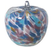 Figura decorativa alexandra house living azul cristal manzana 13 x 13 cm - marca: alexandra house living - ean: 8427701201710