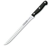 3 claveles uniblock - cuchillo jamonero profesional alveolado 24 cm acero inoxidable