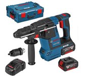 Martillo perforador bosch gbh 18v-26 f (2 x 5,0 ah + gal1880cv + l-boxx 136)