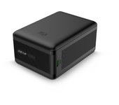Powerbank ksix nano 30.000 mah, para portátiles, tamaño bolsillo, power delivery, 65 w, cable usb-c, carga simultánea, negro