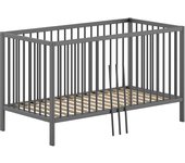 Cama evolutiva 70x140 con somier vipack meryl antracita
