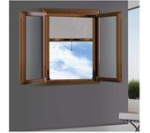 Mosquitera enrollable vertical para ventana 100 x 170 cm - blanca