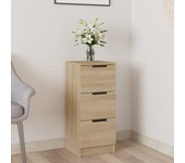 Aparador | aparador de comedor | armario de cocina de madera contrachapada roble sonoma 30x30x70 cm cfw21296