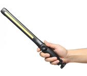 Led recargable con imán y rotación usb de 360 grados, lámpara de inspección led recargable, lámpara de inspección para el hogar, (negro)