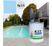 Jumbo swimming k22 esmalte para piscinas de hormigón a base de agua pintura para piscinas kg 2,5 (25 m²) celeste ral 2975c