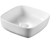 Lavabo sobre encimera mod. la27 cm 40 x 40 blanco