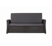 Cojines para sofá de exterior antracita cojines para sofá de 4-3 plazas cojines para banco de jardín 180x50x50 cojines para muebles de poliratán-slim