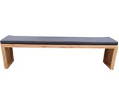 Wood4you - banco de jardín amsterdam douglas - cojín incluido