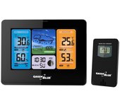 Estación meteorológica inalámbrica wifi sensor exterior calendario barómetro tuya smart app ipx4