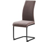 Pack 2 sillas salón comedor tacoma estilo contemporáneo color gris 43x100x45 cm