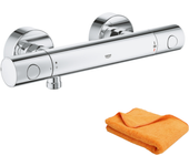 Grohe quickfix precision get mezclador termostático de ducha + microfibra