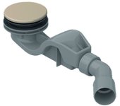 Juego de desagüe bette solid 50, lateral, caudal de desagüe 0,6 l/s, con antideslizante pro o sense, b598-424ay, color: arena