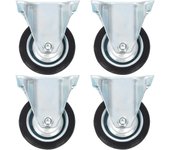 Ruedas fijas 8 unidades 75 mm v7289 unico / multicolor