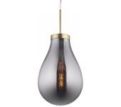 Lámpara colgante lumineca hatann l 50x80 cm smoky