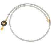 Tubo de extensión de tanque de gas plano: extensiones de latón, acero inoxidable y caucho
