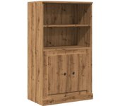 Aparador | aparador de comedor | armario de cocina madera de ingeniería roble artisian 60x35,5x103,5 cm cfw30050