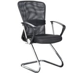 Silla de oficina kingstone en tejido de malla con reposabrazos