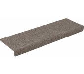 Alfombrilla autoadhesiva escalera 30 uds | alfombras de escalera | tapetes de escalera crema 65x21x4 cm cfw364307