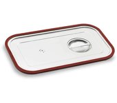 Lacor 66904z gn 66904z-tapa con junta de silicona para cubetas 1/3 asa, acero inoxidable