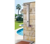 Columna ducha jardin urban 130x13 temporizada negro mate