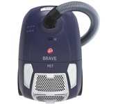 Hoover brave bv60pet 011 2,3 l aspiradora cilíndrica secar 700 w bolsa para el polvo