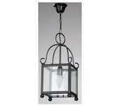 Fab 1.960/21-negro | farol forja monasterio 1xe27 regx23x23 negro