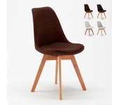 Silla con cojín de tejido nórdico goblet nordica plus para cocina y bar