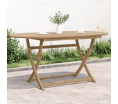 Vidaxl mesa de jardín plegable madera maciza de acacia 160x85x75 cm