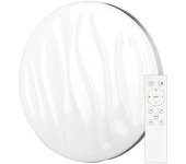 Lámpara de techo led redondo de 40w con mando a distancia que cambia de color 3 en 1 regulable efecto estrellado ondulado