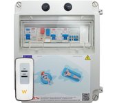 Cuadro eléctrico piscina | bomba 2cv | trans. 300 w/ac | contactor clorador