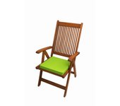 Cojin para silla de jardín 40x40x4cm 1 pieza, lima, cojines para sillas, cojín de asiento, cojines para sillas de interior y exterior