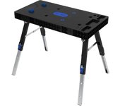Ecd germany banco de trabajo 5en1 multifuncional plegable 94x48x80cm capacidad de carga 150 kg mesa de sujeción móvil