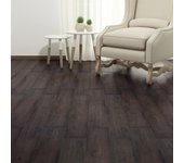Baldosas de pvc autoadhesivas 5,21 m2 2 mm marrón oscuro