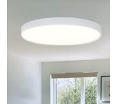 Zmh lámpara de techo led plana blanca de 17 w para salón y baño, resistente al agua ip44, 1360 lm