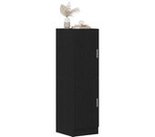 Mueble de cocina negro 38x41,5x131,5 cm de madera contrachapada