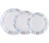 Vajilla porcelana chicago 18 piezas - 6 personas
