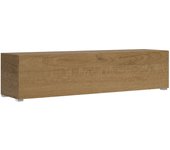 Mueble de tv abatible con paso de cables l.173,6 h.40 p.39,2 con patas de roble natural